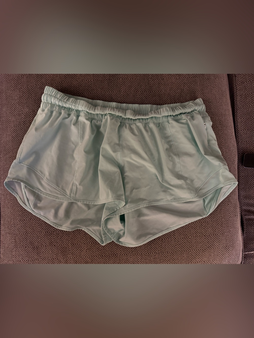 lululemon athletica Mint Green Running Shorts